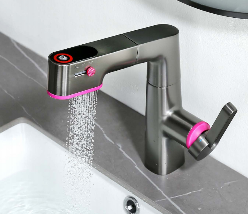 Multiple Function Basin Faucet With Gargle Sprayer BF04001-BGM