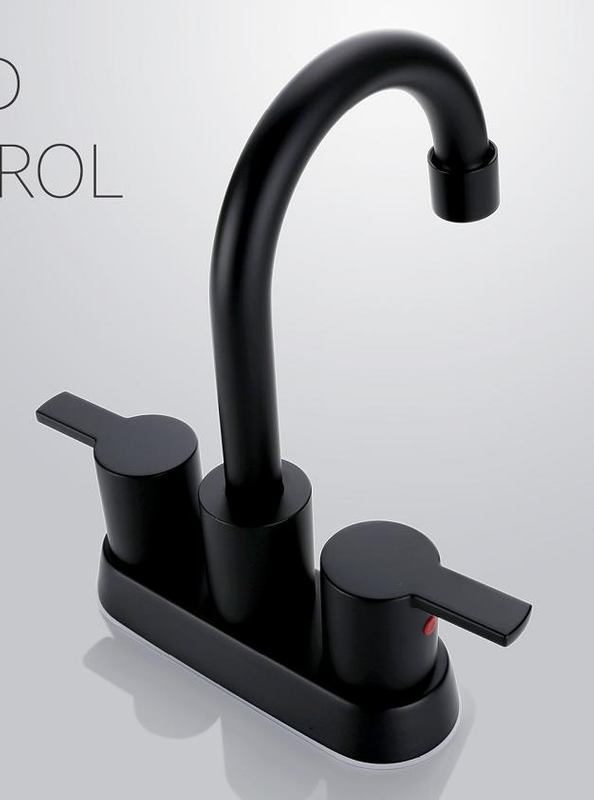 4 Inch Black Basin Faucet BF02011-K09-MB