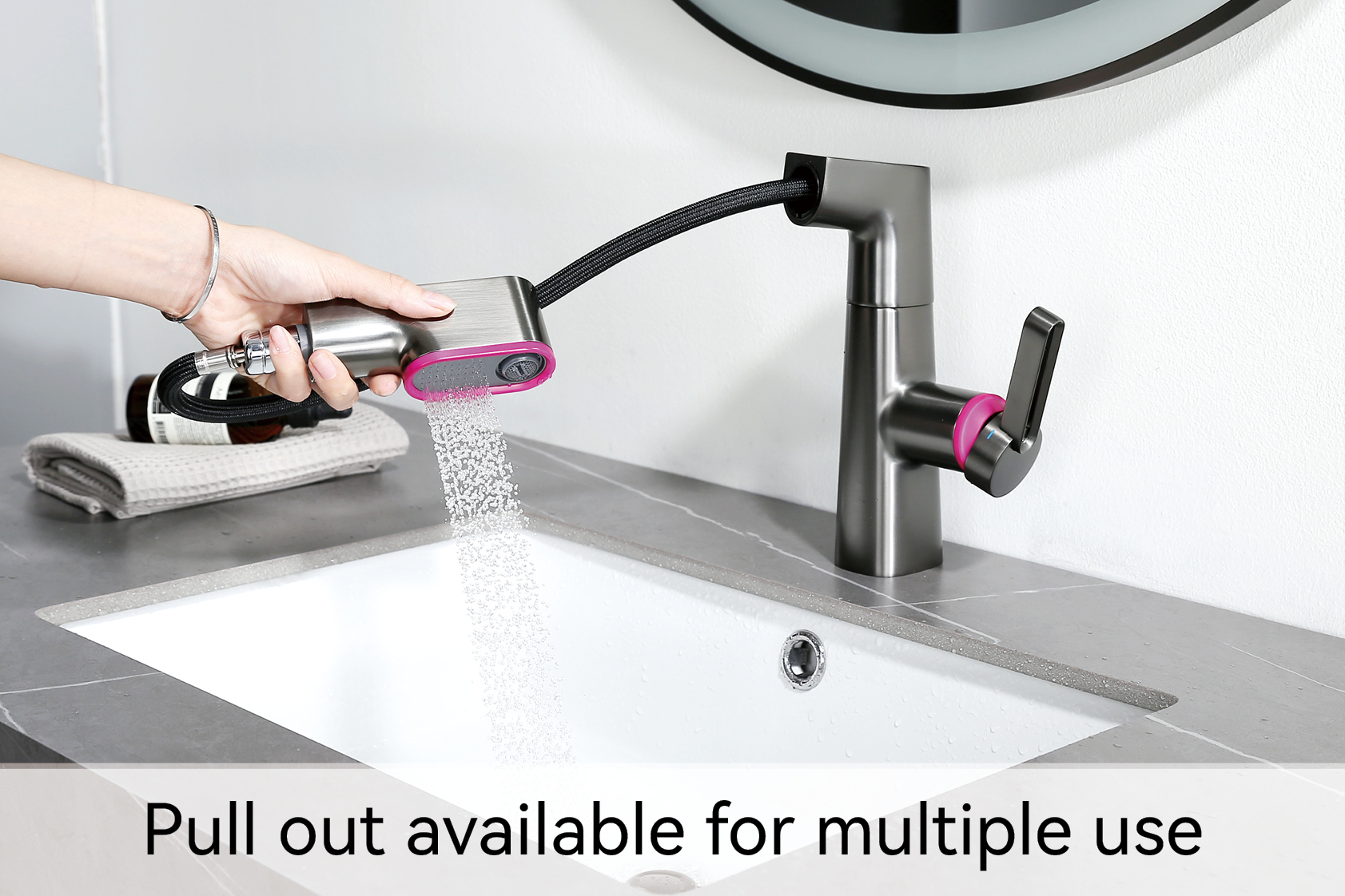 pull out bathroom faucet