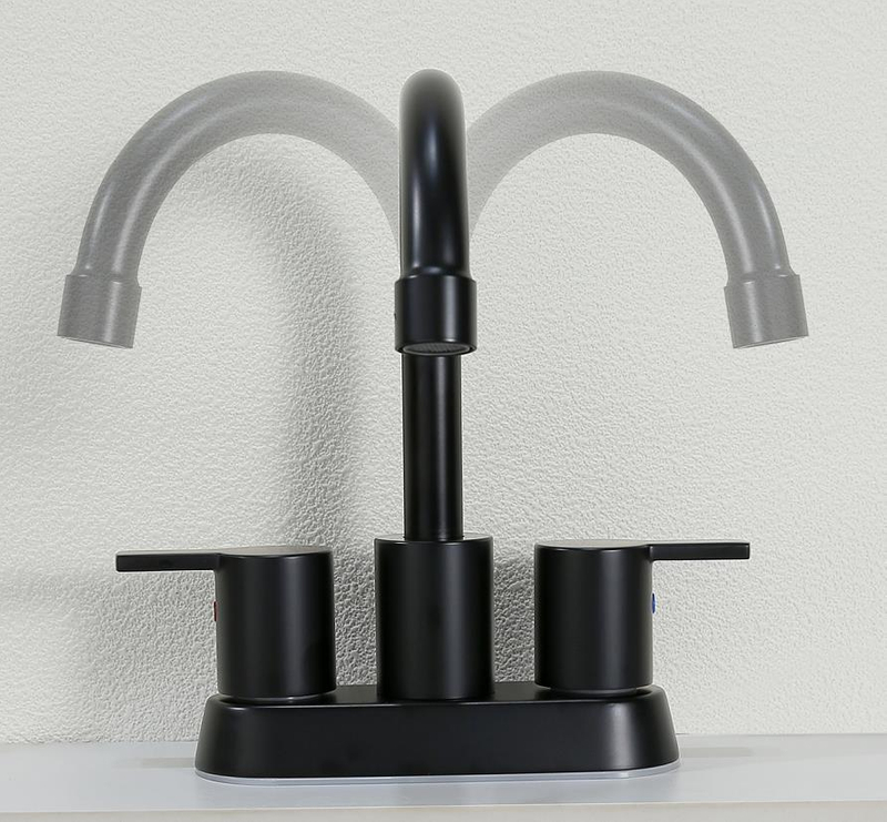4 Inch Black Basin Faucet BF02011-K09-MB