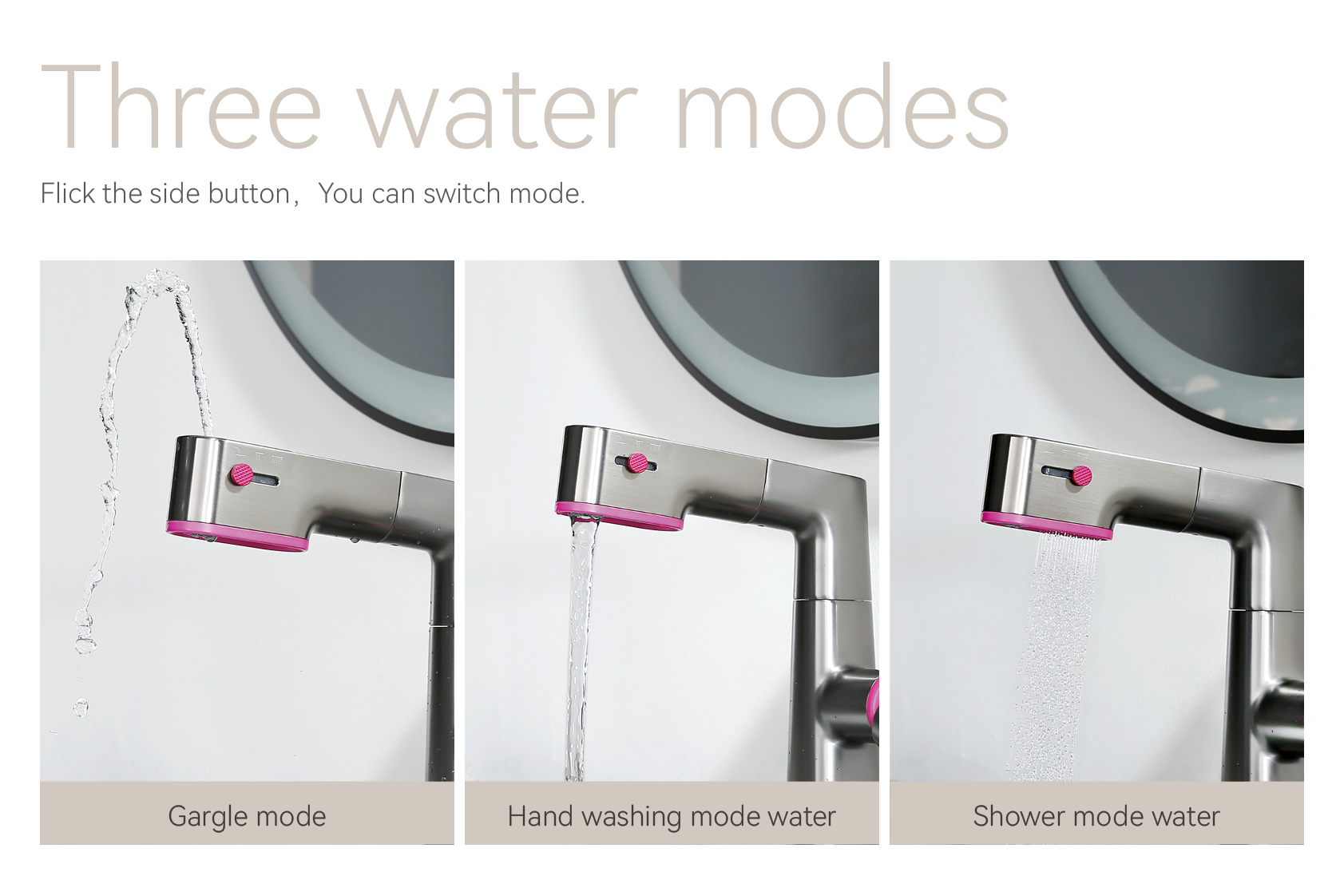 Multiple Function Lavatory Faucet