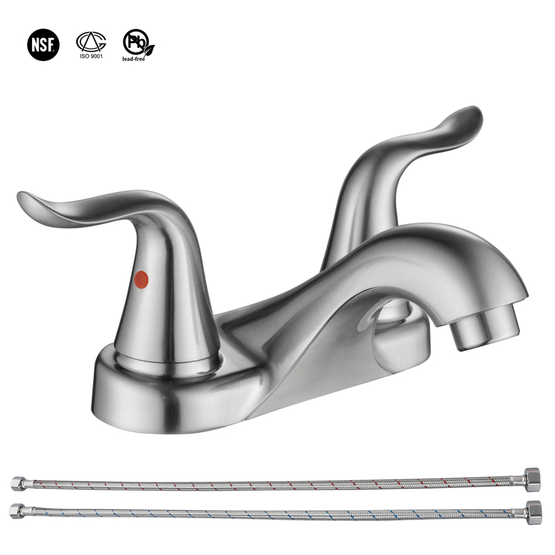 Two Handle Bathroom Luxury Chrome Brass 4 Inch Faucet Best Faucet 