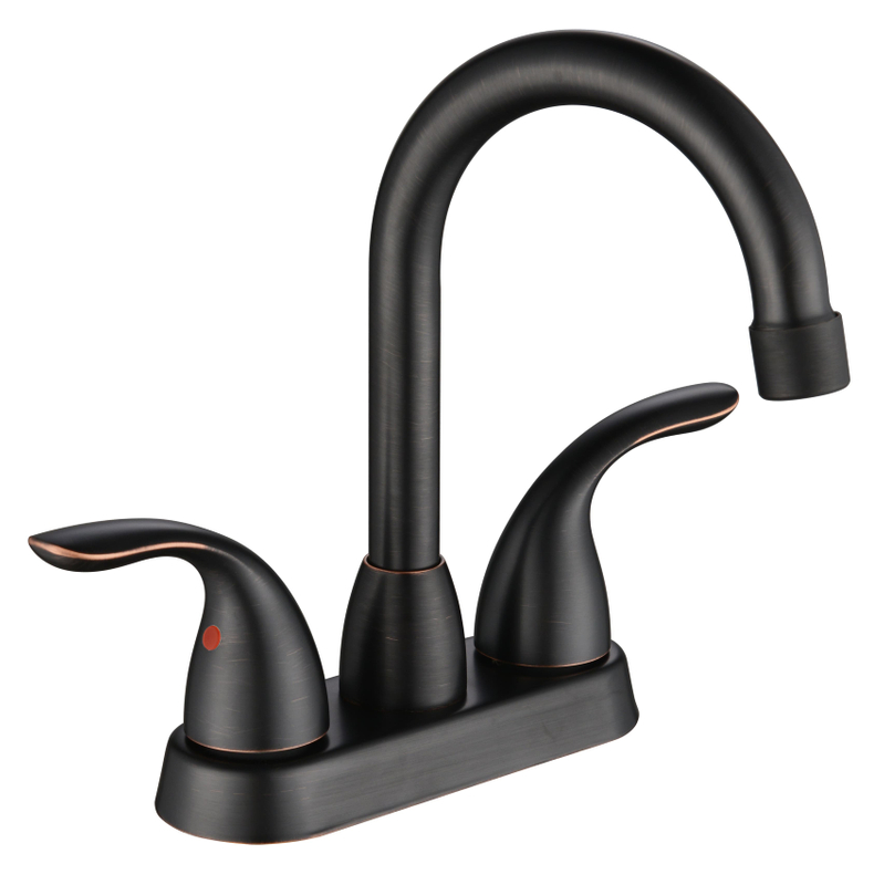 SLY Bathroom Basin 2 Handle 4 Inch Centerset Peerless Bathroom Faucet 
