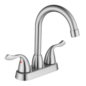 SLY High-end Design Double Handle Basin Faucets for Use in Hotel Bathrooms