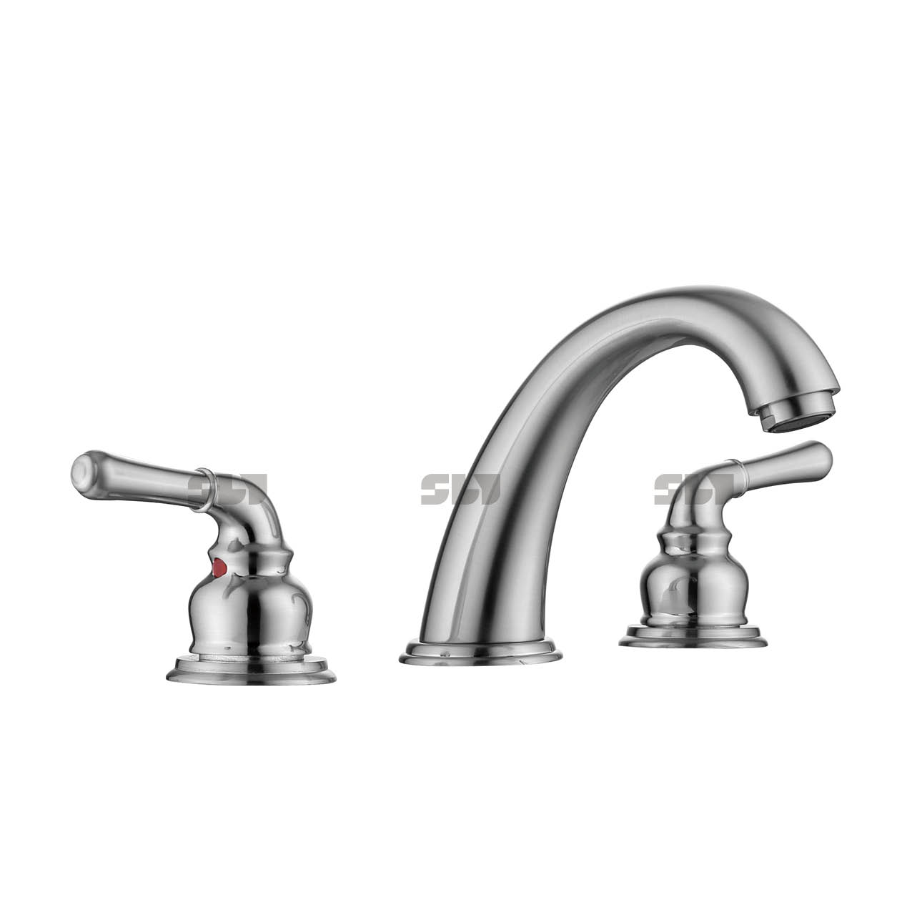 SLY Double Handle Hot And Cold Mix Faucet Bathroom Faucet