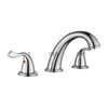 SLY Double Handle 3 Hole Basin Faucet for Bathrooms