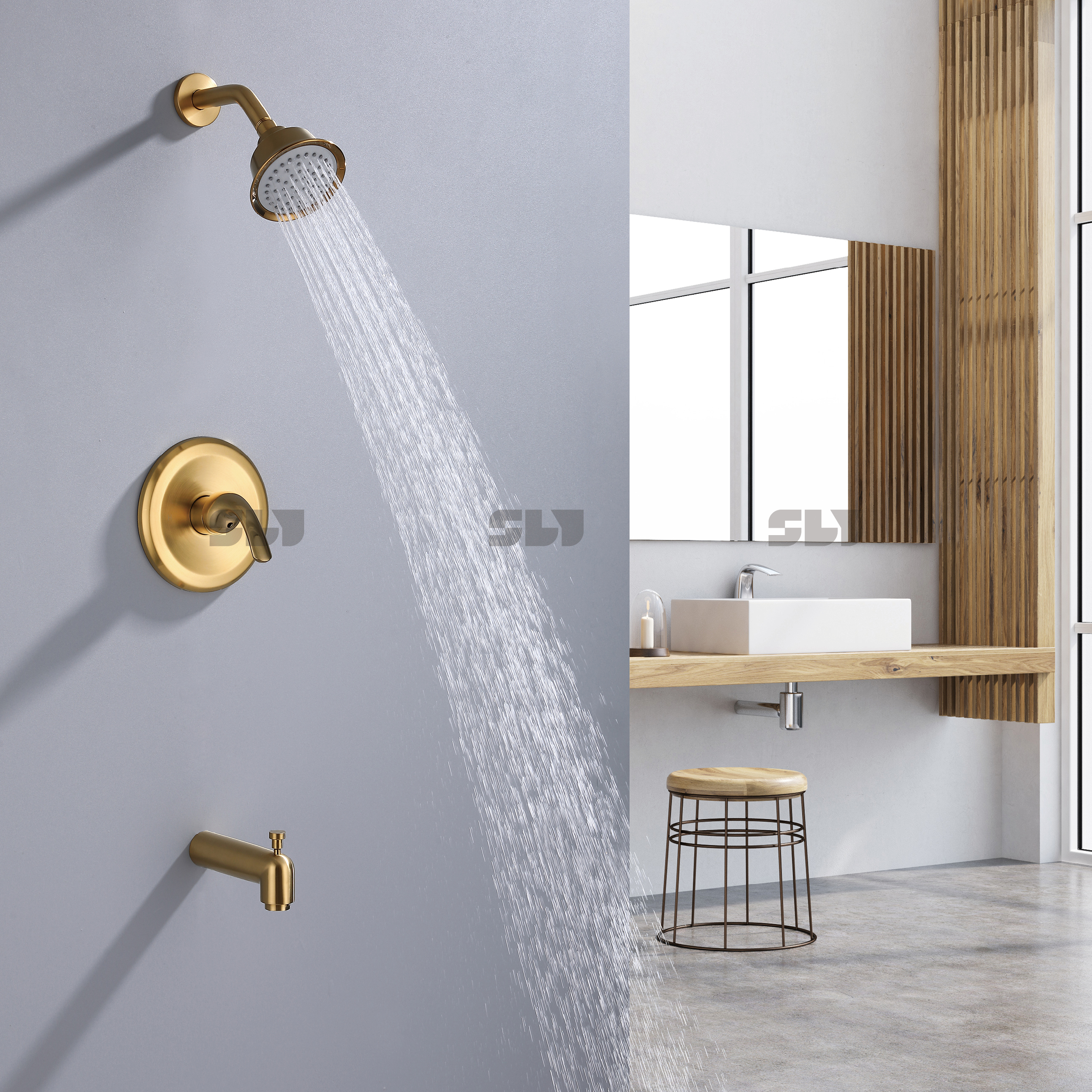 SLY Shower Head Luxury Wallmounted Shower 