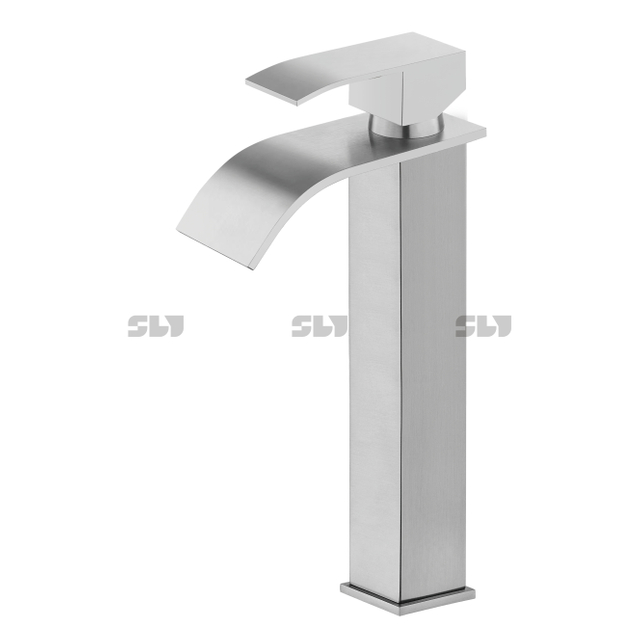 SLY Stainless Steel Single Hole Black Bathroom Faucet