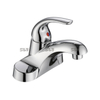 SLY Sink Bathroom Hot Cold Face Basin Luxury Chrome Brass Faucet 4 Inch Bathroom Faucet