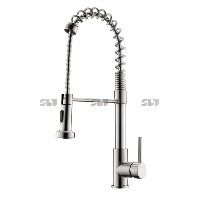 2022 Luxury Kitchen Faucet Pull Down Sprayer Single Handle Mixer Tap Sink Faucet
