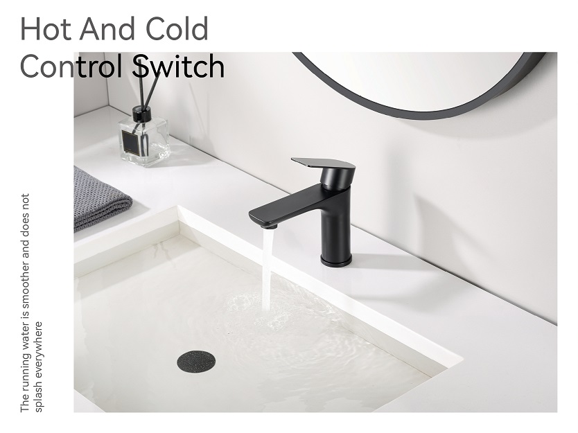 chrome bathroom faucet