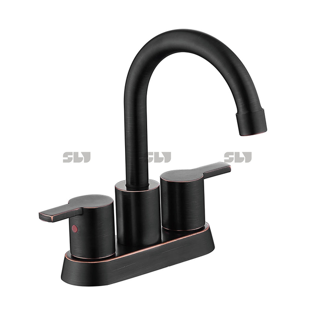 SLY Guangdong Factory Luxury Design ORB Centerset Basin Faucets for Bathroom Sink