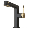 SLY Zinc Brass Brushed Gun Metal Single Handle Brass Bathroom Faucet Cold Hot Mixer Bathroom Tap Faucet