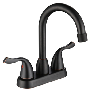 SLY Hot Sells Double Headed Handle Faucets Bathroom Faucets 4 Inch Centerset Faucet