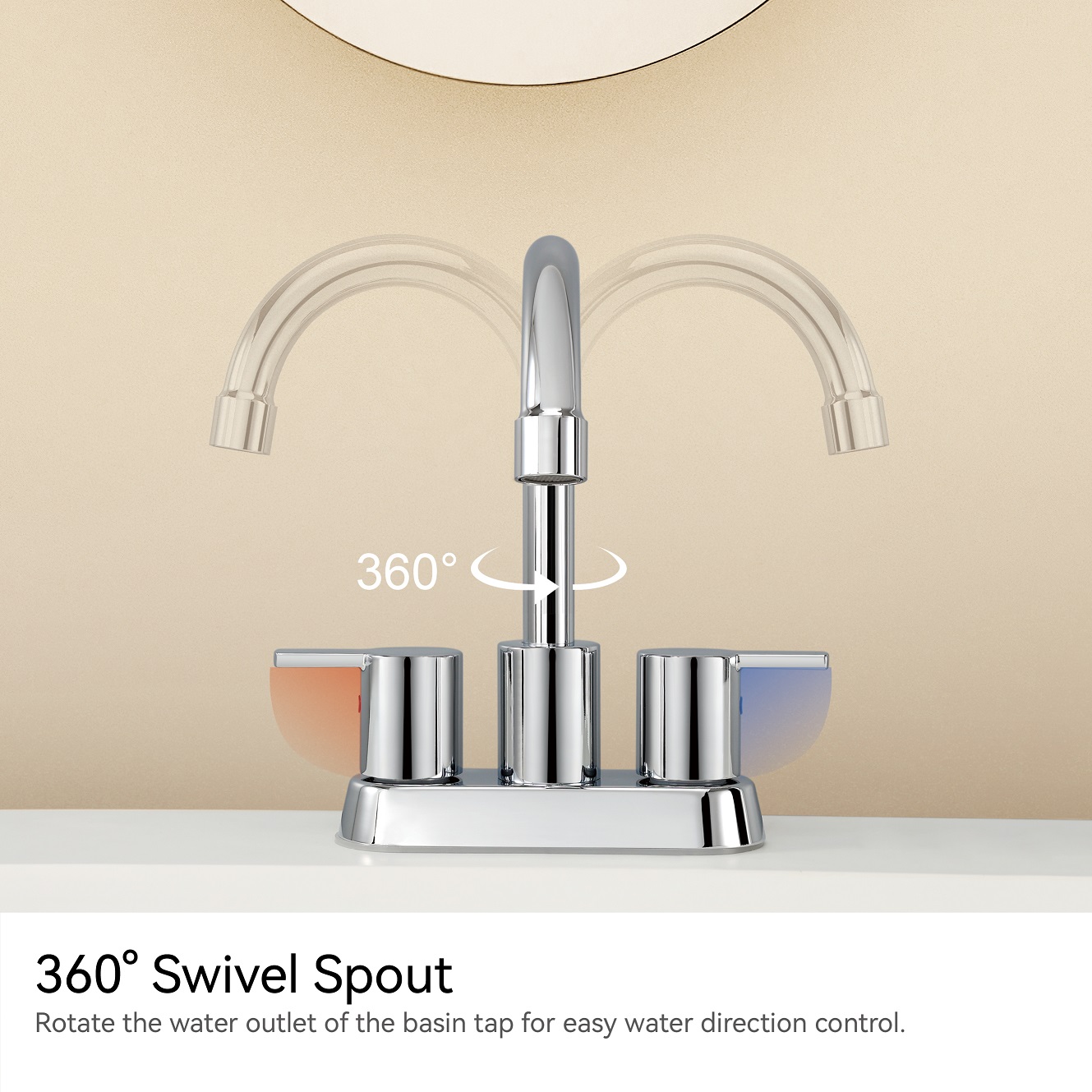 SLY Brass Brushed Nickel One Hole Waterfall Mixer Sinks Single Tap Bathroom Taps Basin Faucet