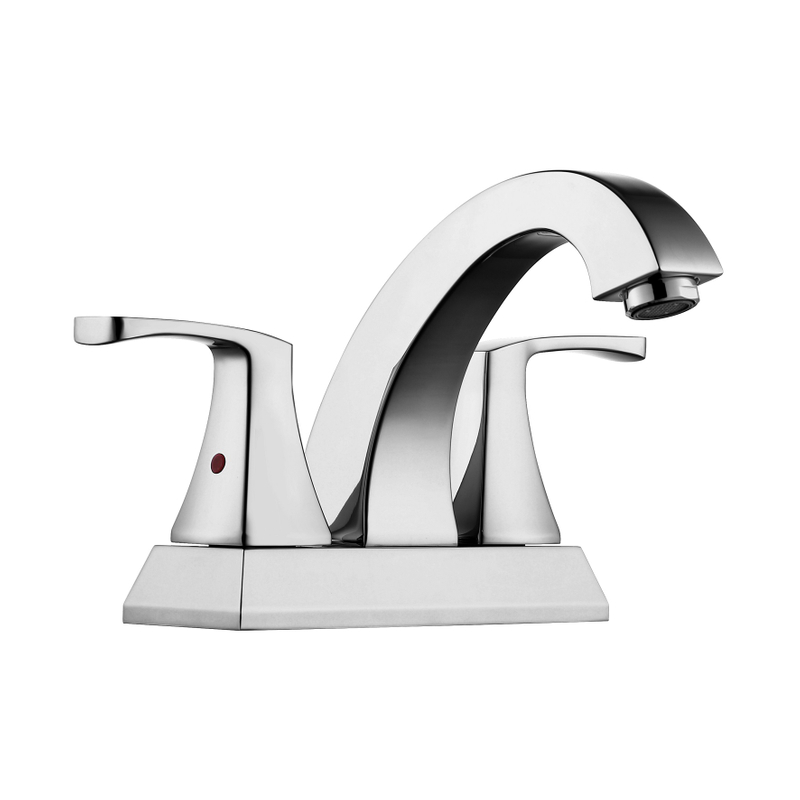SLY Brushed Nickel Bathroom Sink Faucet Deck Mount One Hole Faucet