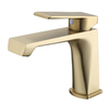 SLY Brass Bathroom Sink Round Waterfall Faucet Single Lever Hot And Cold Mixer Tap