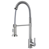SLY Brushed Nickel Kitchen Mixer Faucet Pull Down