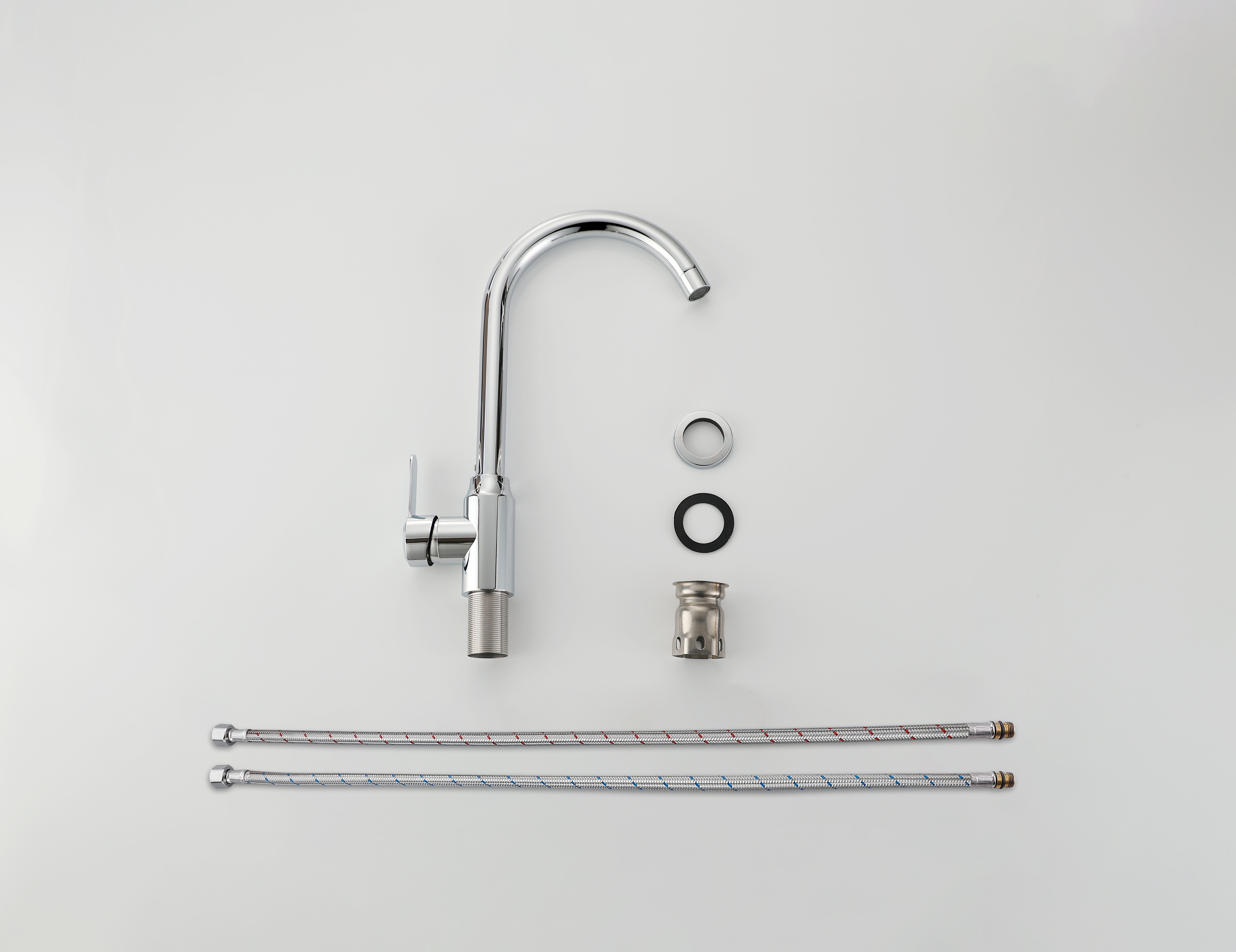 kitchen sink with faucet