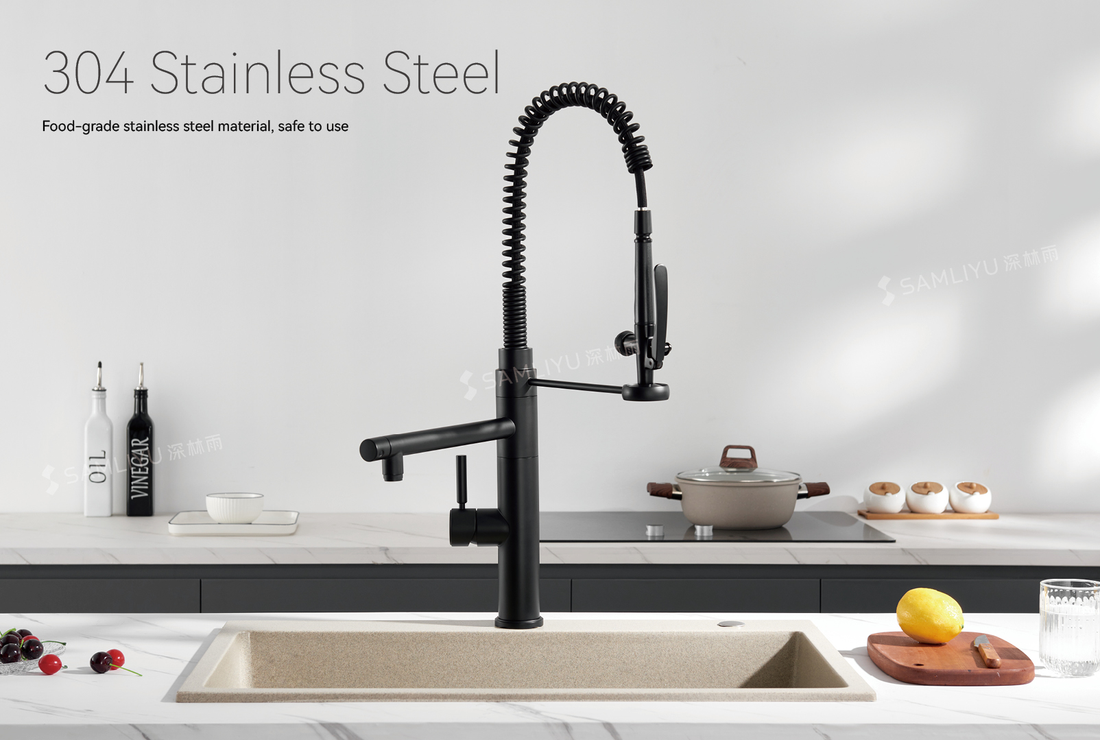Stainless Steel Kitchen Faucet