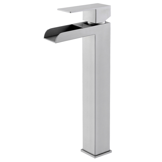 SLY Brass Chrome Stainless Steel Single Handle Hot And Cold Bathroom Basin Faucet Easy To Control Water 