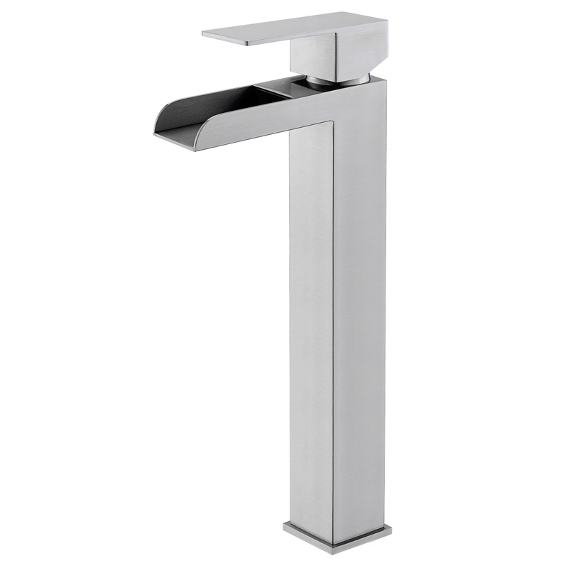 SLY Brass Chrome Stainless Steel Single Handle Hot And Cold Bathroom Basin Faucet Easy To Control Water 