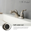 SLY Brushed Nickel New Design Luxury Bathroom Taps Mixer Sink Faucet
