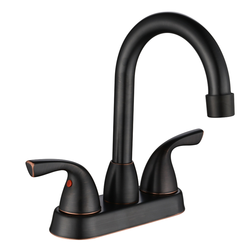 SLY Two Handle Wash Basin Faucet Mix Hot And Cold Water Set Faucet