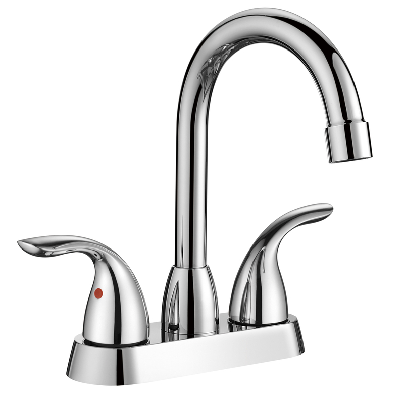 SLY Bathroom Basin 2 Handle 4 Inch Centerset Peerless Bathroom Faucet 