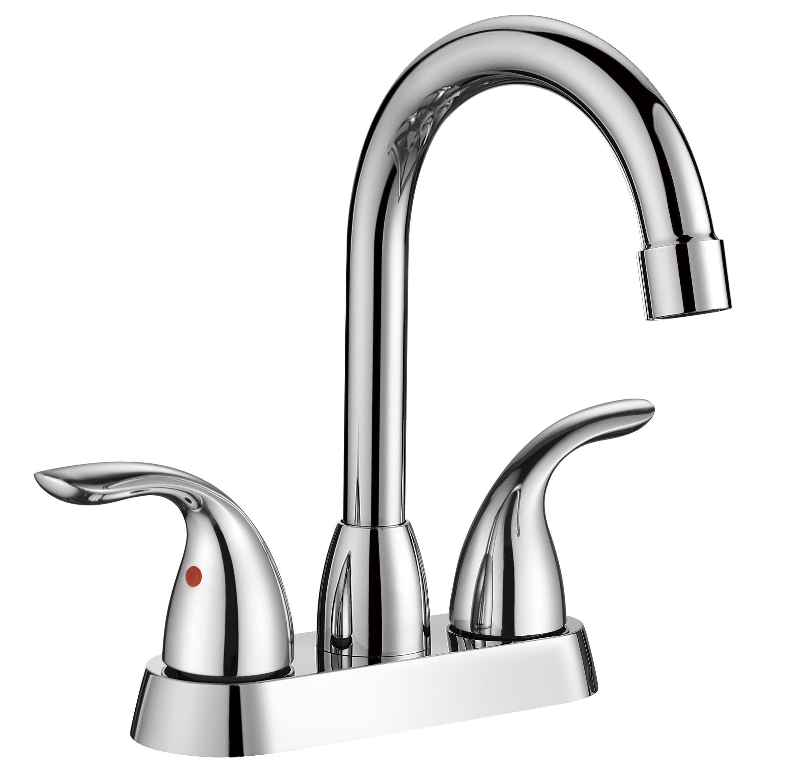 SLY Bathroom Basin 2 Handle 4 Inch Centerset Peerless Bathroom Faucet 