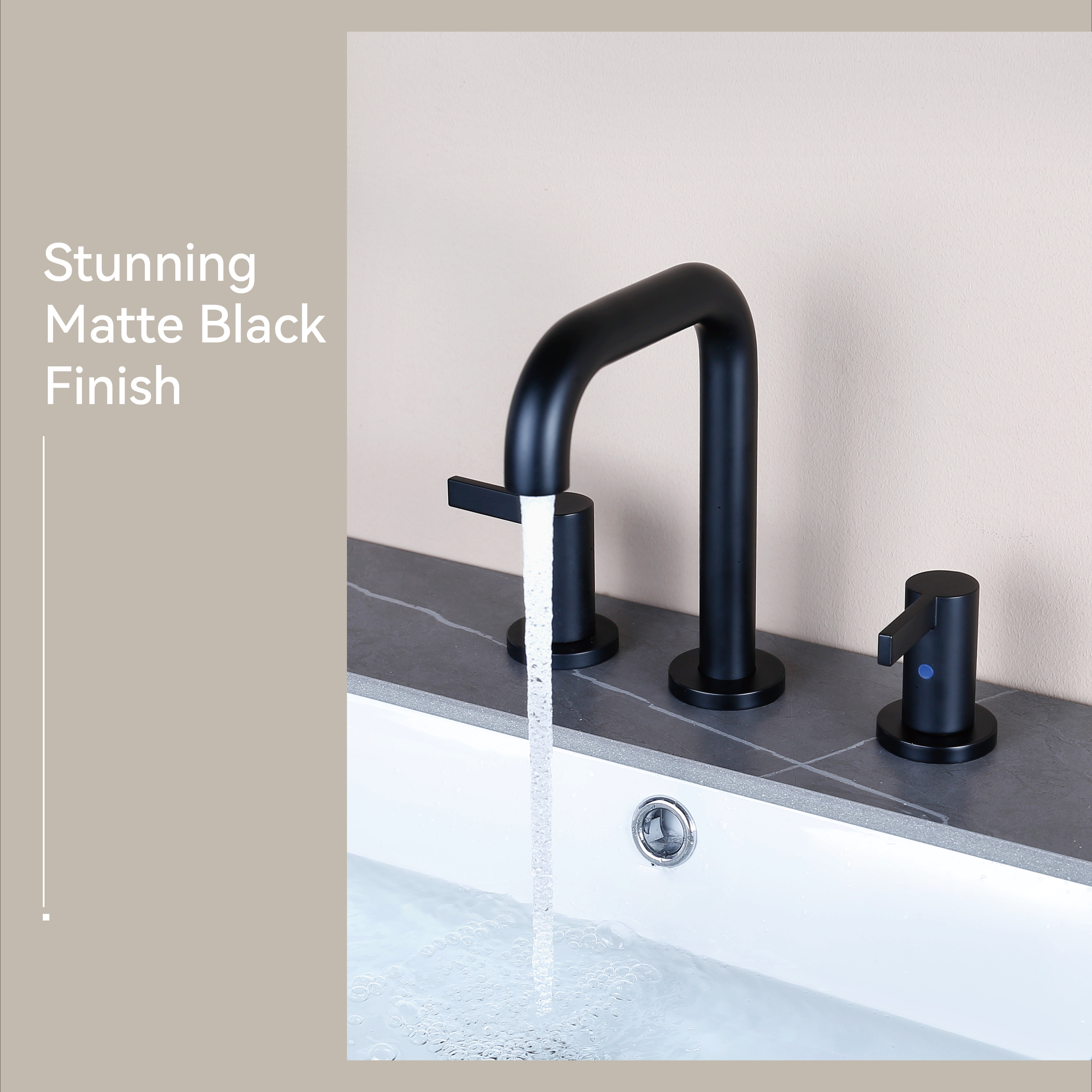 3 Hole Bathroom Faucet