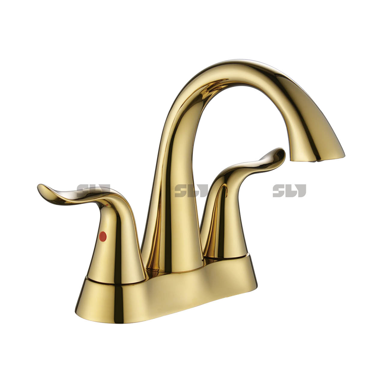 SLY Luxury CUPC Hot Cold Face Basin Faucet Deck Mounted Black Modern Bathroom Faucets