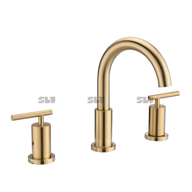 SLY Modern Pop Double Handle 3 Bathroom Faucets