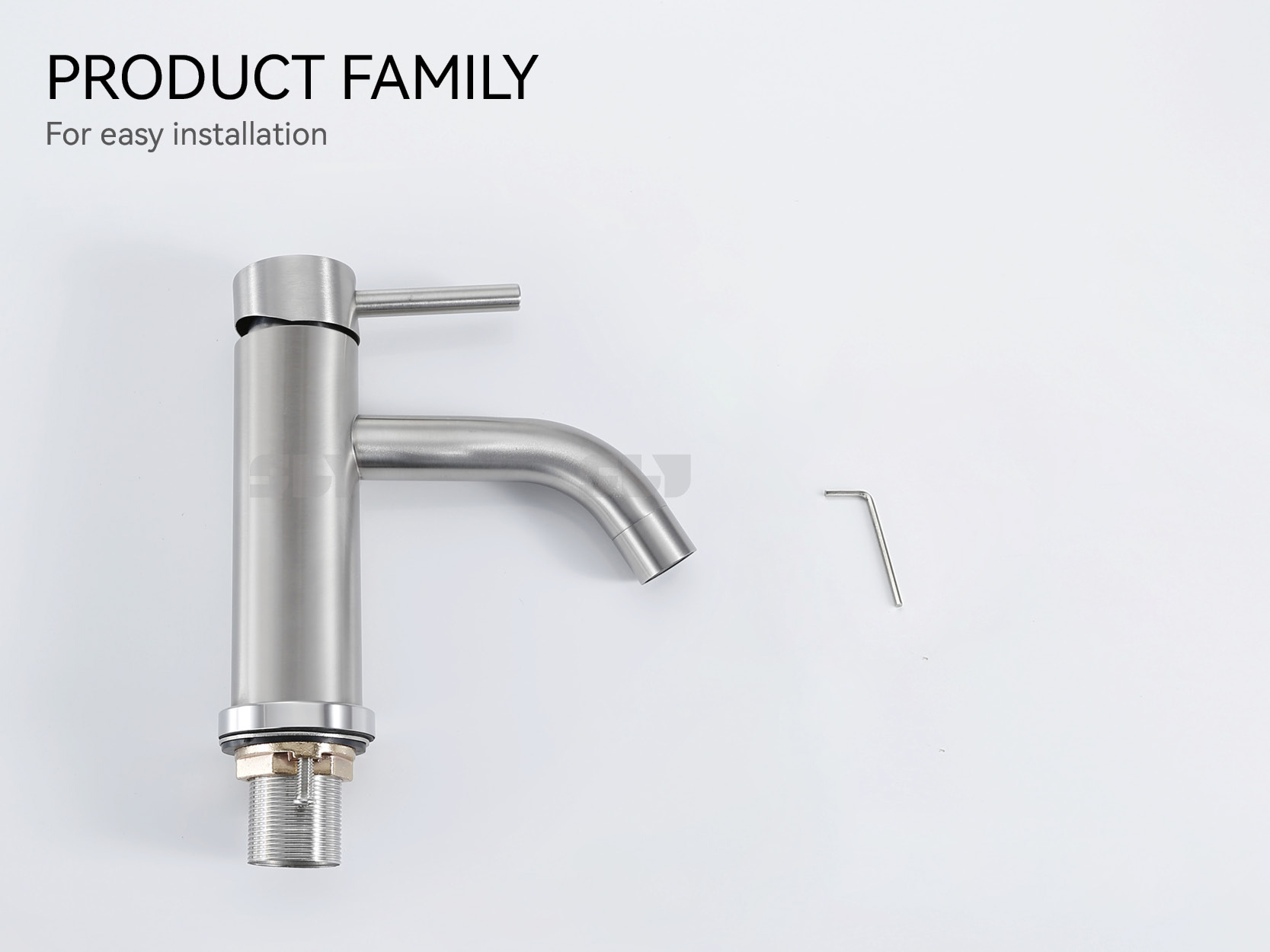 bathroom faucet brushed nickel