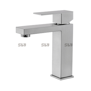 SLY Stainless Steel Bathroom Centerset Single Hole Bathroom Faucets