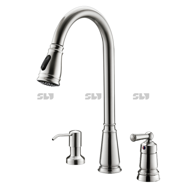 SLY OEM New Innovative Stainless Steel Shape Filter Dolphin Kitchen Faucet 