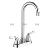 SLY Two Hole 2 Handle Bathroom Faucet Kitchen Faucet Centerset Faucet 
