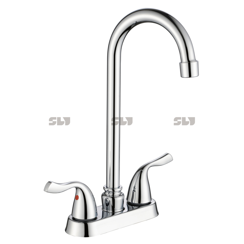 SLY Two Hole 2 Handle Bathroom Faucet Kitchen Faucet Centerset Faucet 