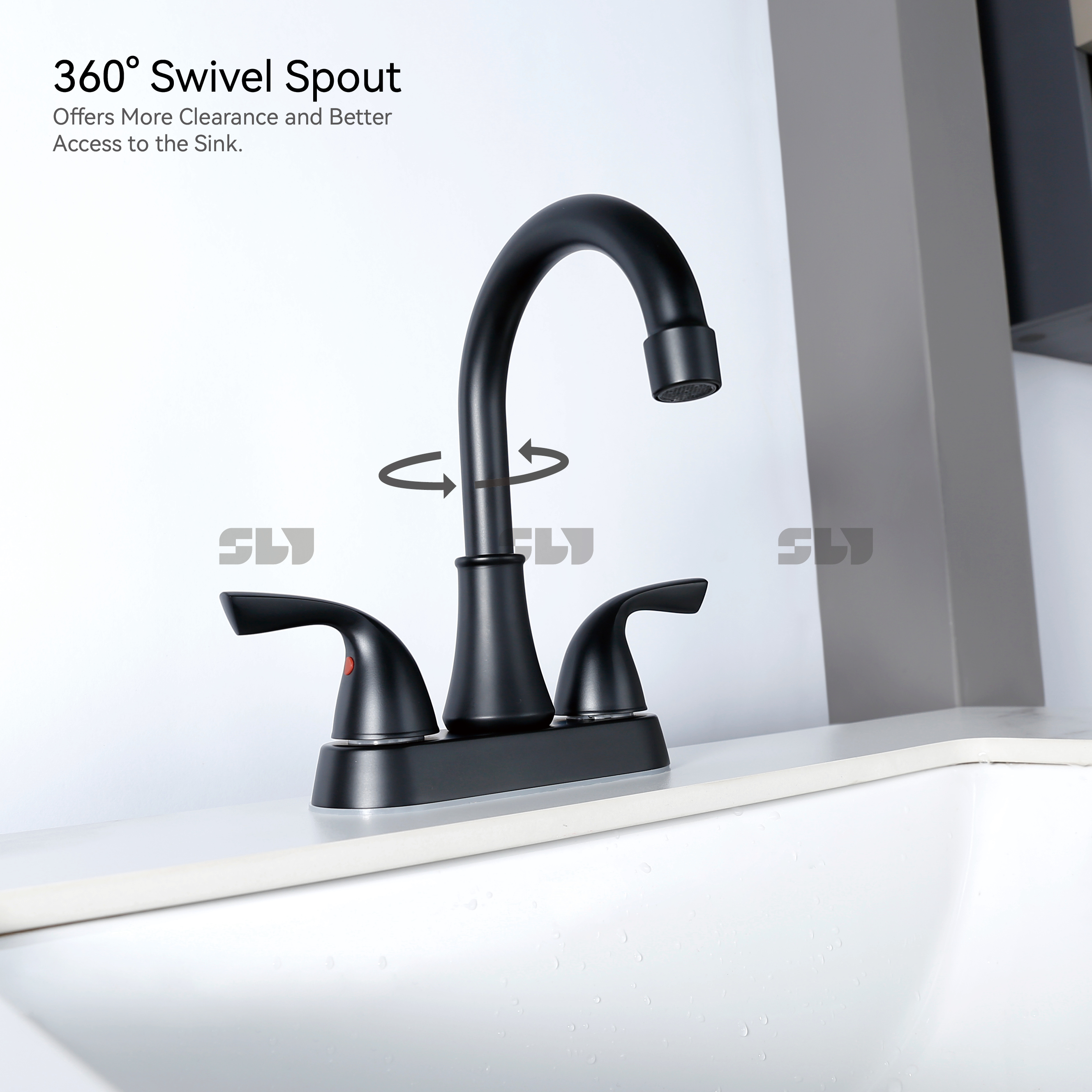 2 handle bathroom faucet