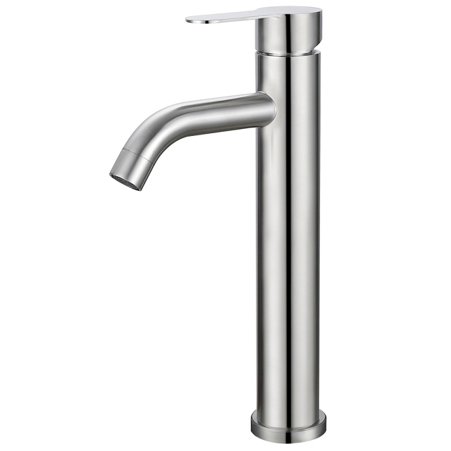 SLY Brass Brushed Nickel Manufacturer Supplier Hot And Cold Copper Bathroom Faucet