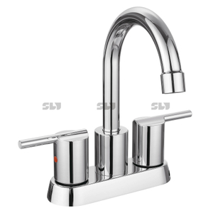 SLY Luxury Design Chrome-plated Center Faucet for Use in Home Bathrooms