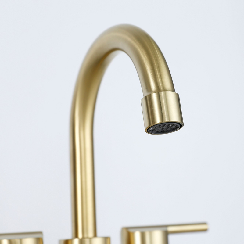 SLY Brushed Nickel Low Power Water Control Consumption Basin Bathroom Faucet