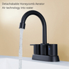 SLY Brass Brushed Nickel One Hole Waterfall Mixer Sinks Single Tap Bathroom Taps Basin Faucet