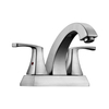 SLY Brushed Nickel Bathroom Sink Faucet Deck Mount One Hole Faucet