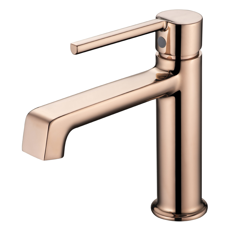 SLY Brass Rose Gold High Quality Bathroom Faucet Hot Cold Brass Water Tap Mixer for Apartment Project