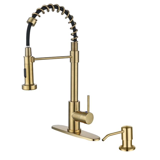 SLY Pull Out Kitchen Mixer Faucet Spray Head Replacement Curved 304 Pull Down Kitchen Faucet Pulled Types