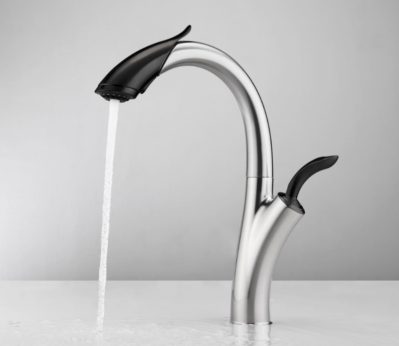 two handle kitchen faucet