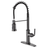 SLY Matte Black Unique Novel Design Single Handle Kitchen Faucet