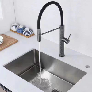 Oil Brushed Zr Gold Kitchen Sink Faucet 