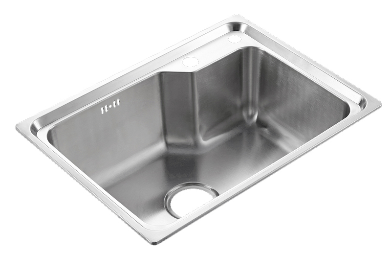 Brushed Nickel Square Kitchen Sink